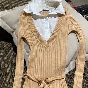 Two tone dress shirt